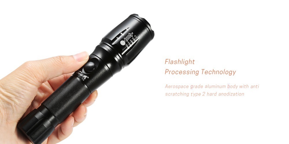UltraFire LT - HJ CREE XML T6 2000LM LED Flashlight Adjustable Focus