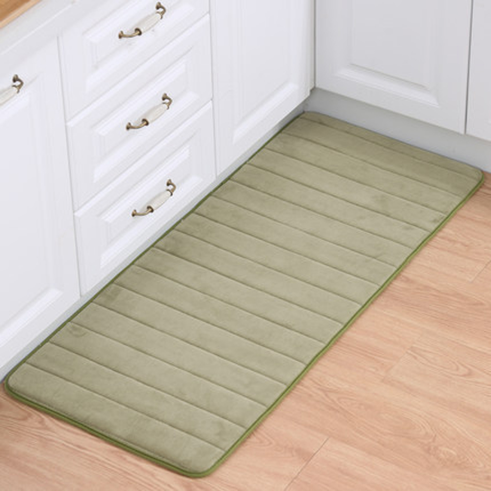 Doormat Solid Thick Antiskidding Fleece Cozy Bathroom Mat