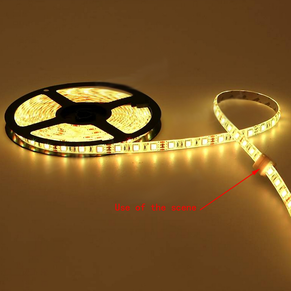 ZDM 5PCS 8mm/10mm 2 Pin Connector Solderless for Single Color Waterproof LED Strip
