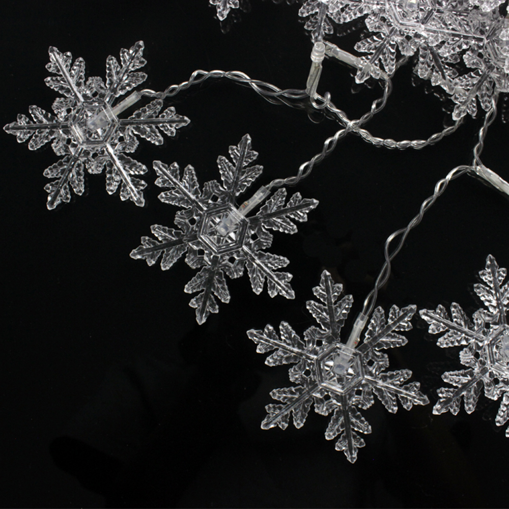 BRELONG 48LED Snowflake curtain light string Holiday decorations lantern EU