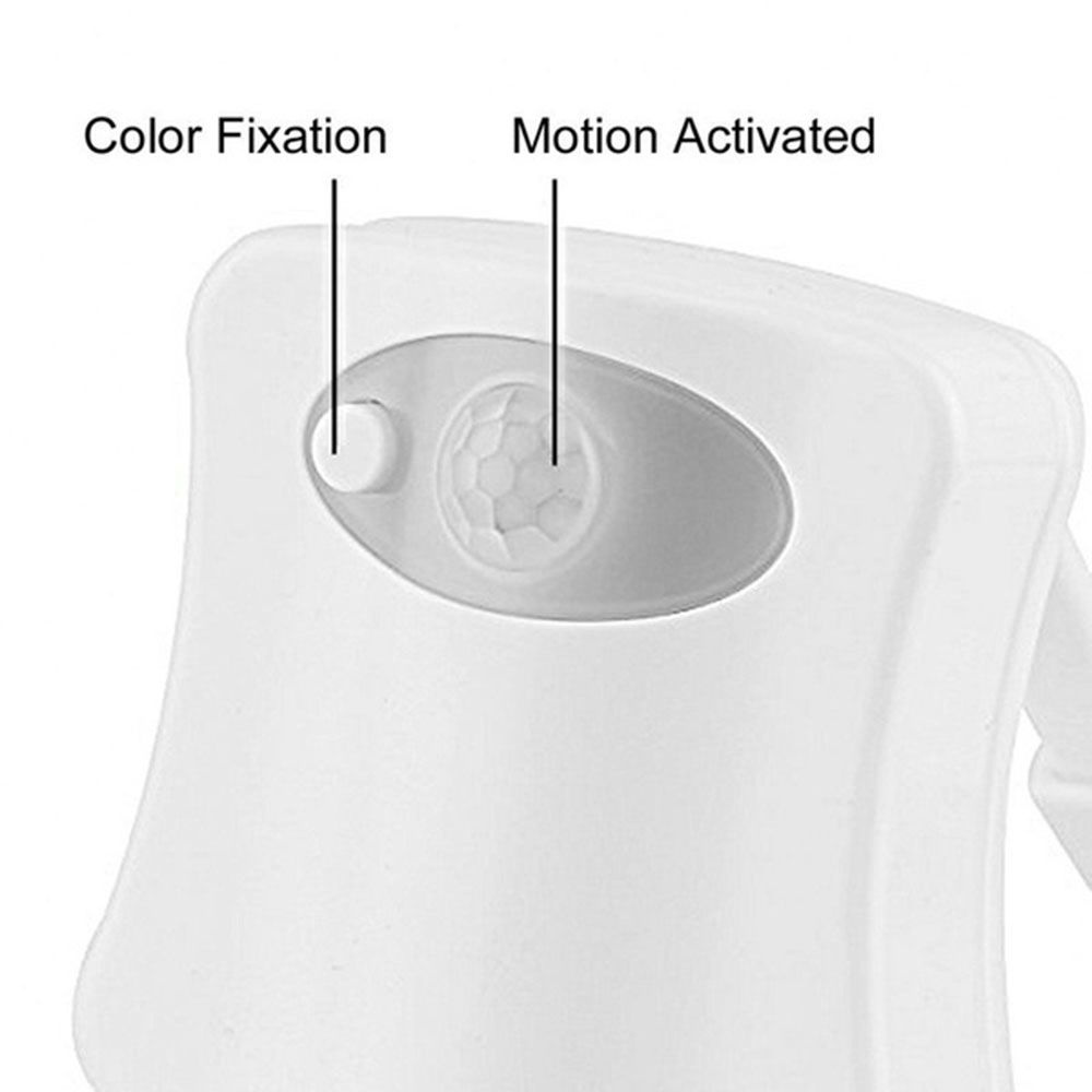 Colorful Motion Sensor Toilet Nightlight Home Toliet Bathroom Human Body Auto Motion Activated Sensor Seat Light Night