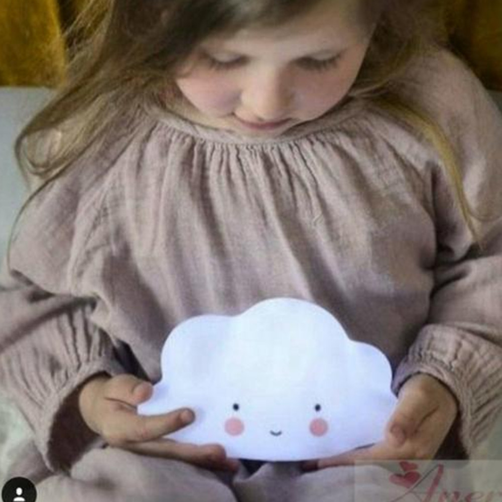 Night Light Baby LED Cute Decor Lamp Sleeping Children Bedroom Nursery CloudStar