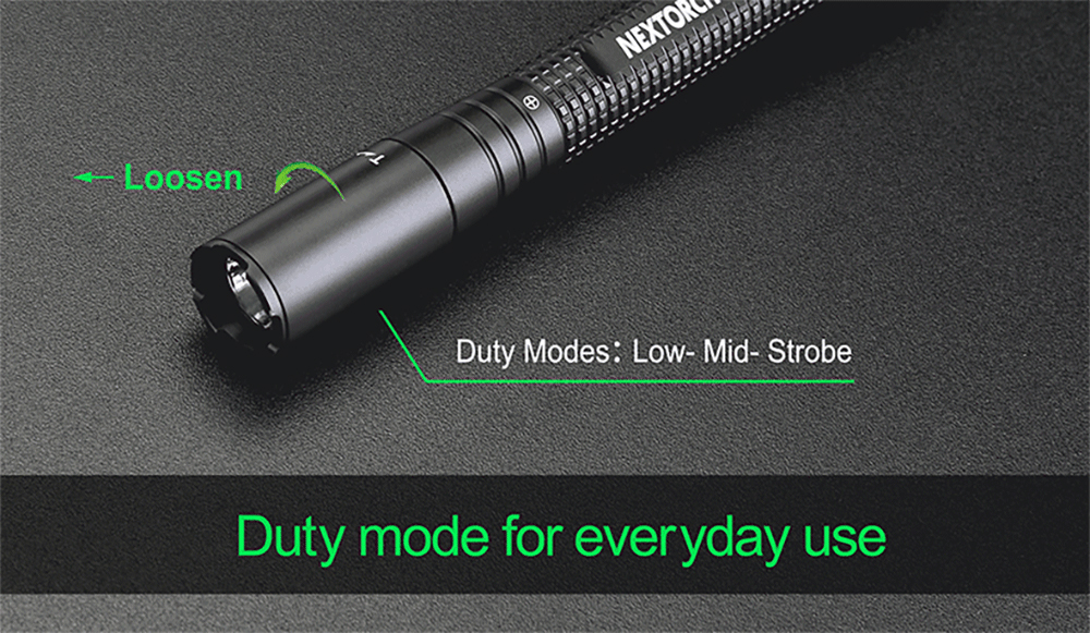 NEXTORCH K3T High Ouput Tactical Penlight with Dual Mode TACTICAL AND DUTY MODES