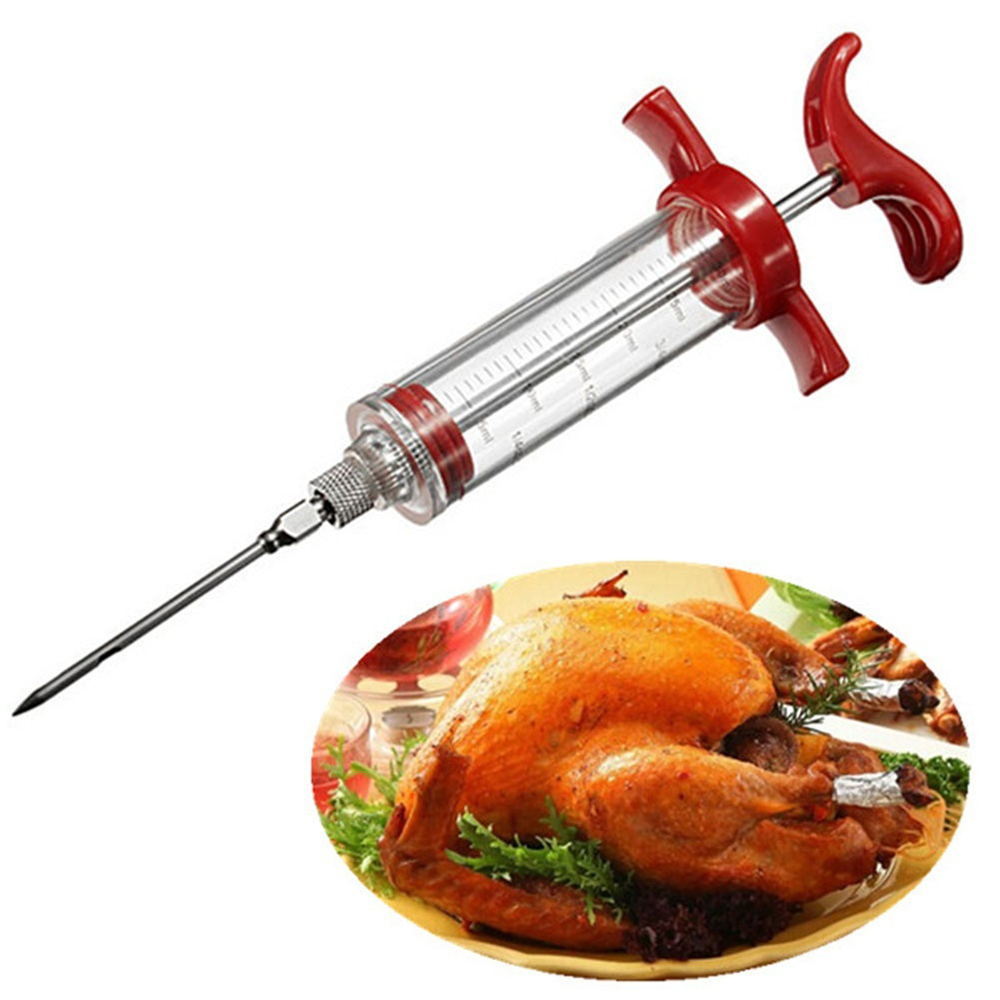 BBQ Meat Marinade Syringe Seasoning Sauce Injector