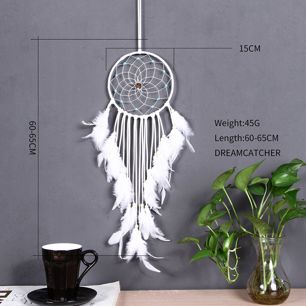 Style Dreamcatcher with Feather Polycyclic Dream Catcher Wall Hanging Decoration Pendant Home Decor Ornament Gift