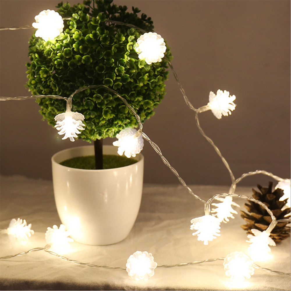 BRELONG LED Pine Cone Light String Decorative Romantic Lights 10LED