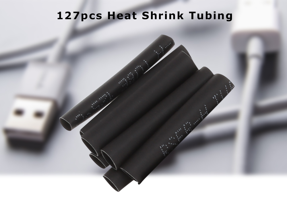 Heat Shrink Tubing Tube Sleeving Wrap 127pcs