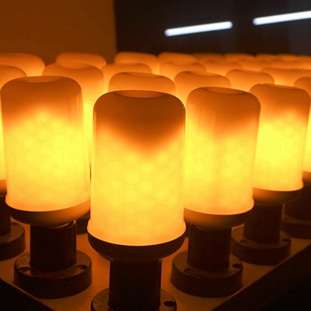 Sencart GU10 5W LED Burning Light Flicker Flame Lamp Bulb Fire Effect Decorative DE