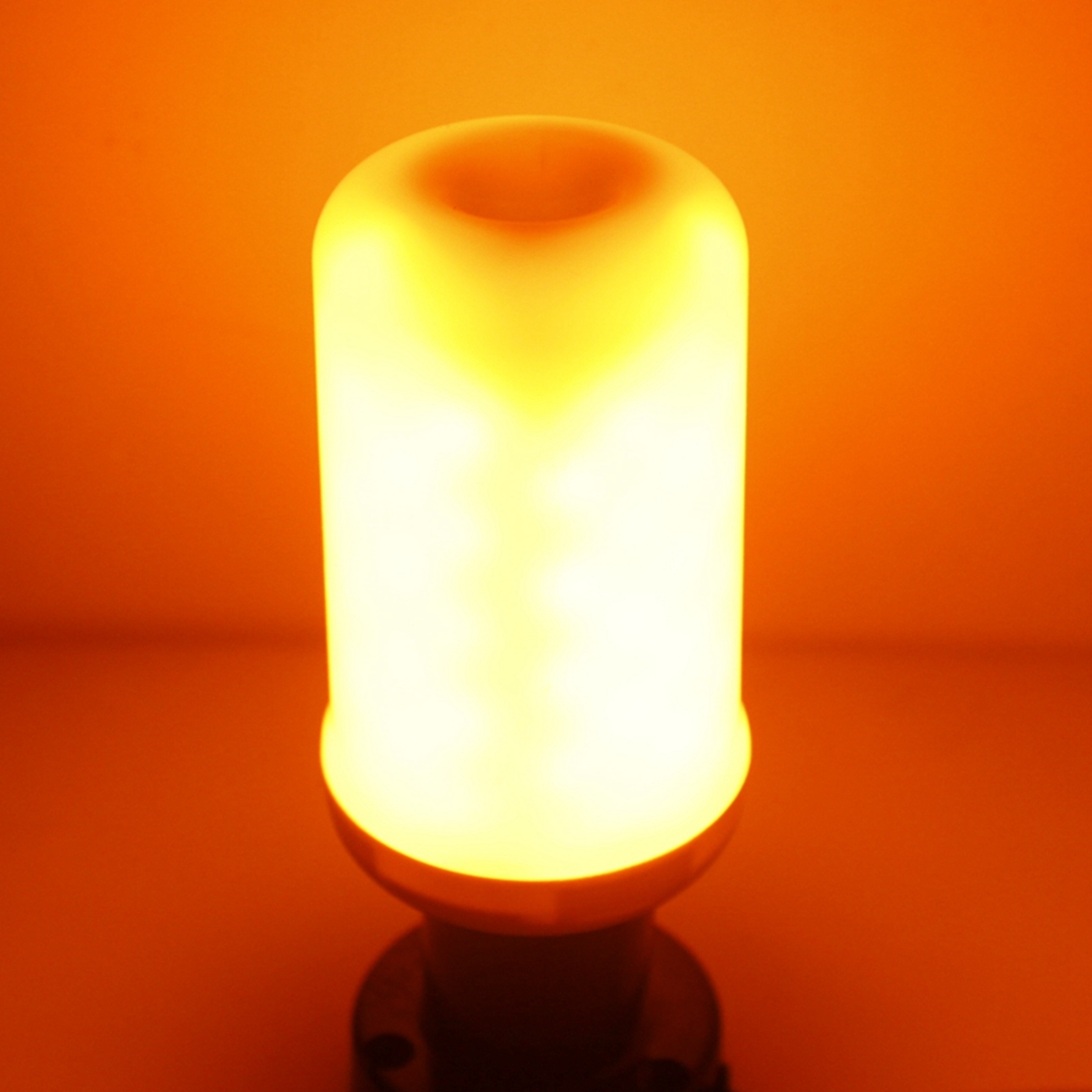 Sencart GU10 5W LED Burning Light Flicker Flame Lamp Bulb Fire Effect Decorative DE