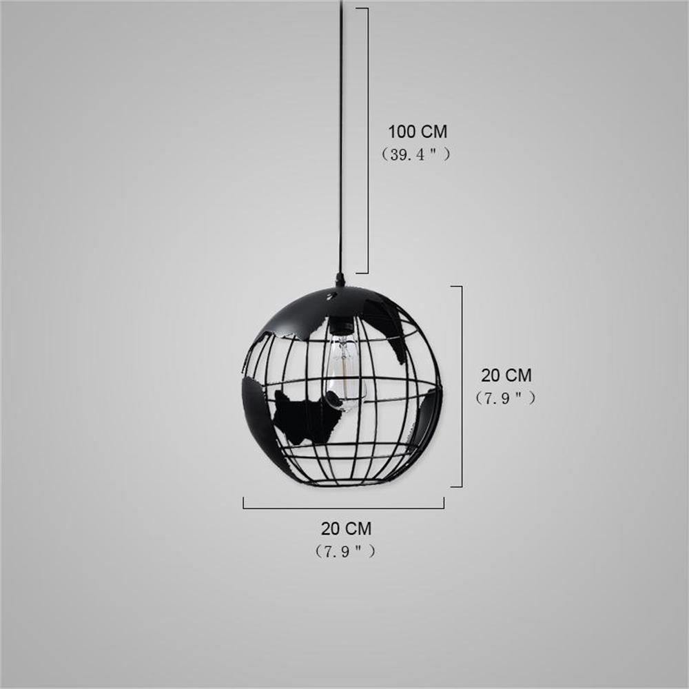 Modern Simple Creative Pendant lamp Globe Shape for Office Room Living Dining Room Bedrooms