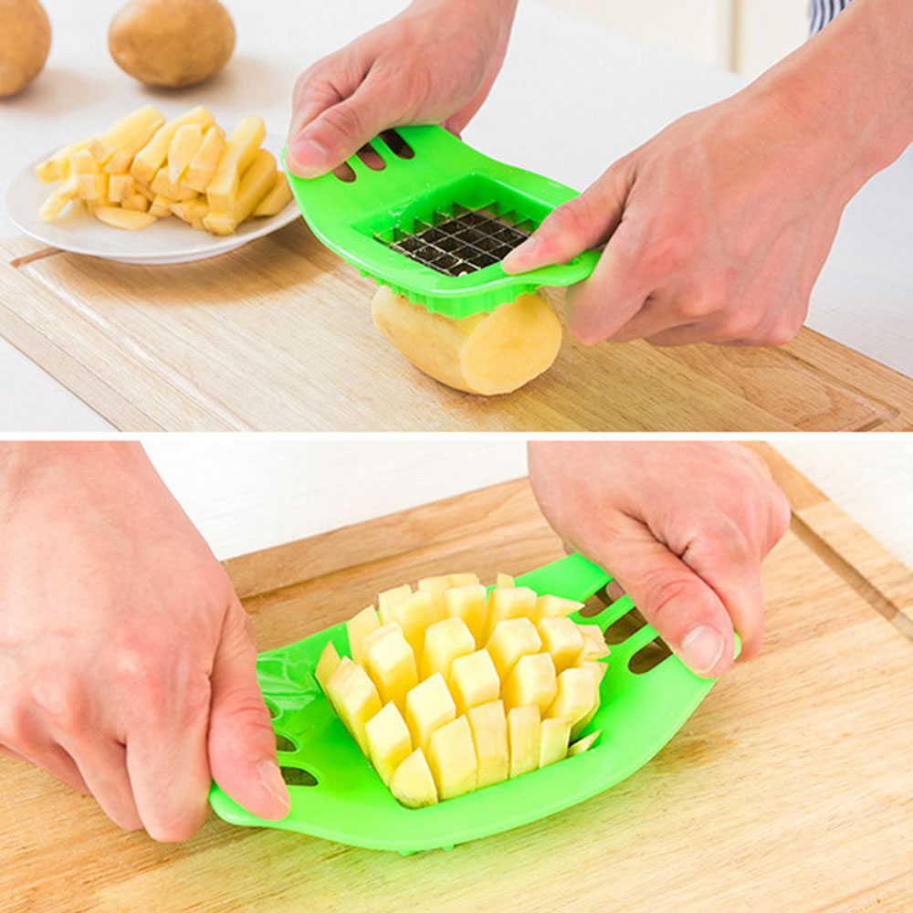 Stainless steel potato cutting device square slicers cut fries device