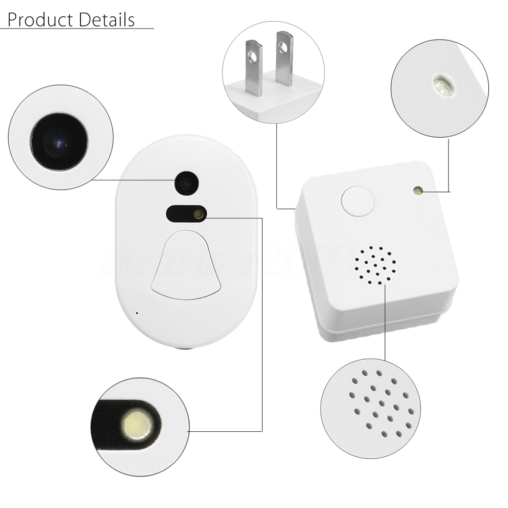 IPD1 Smart Home Door Bell Wireless Doorbell Camera WiFi Doorcam
