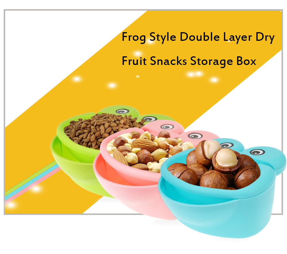 Frog Style Double Layer Dry Fruit Storage Box