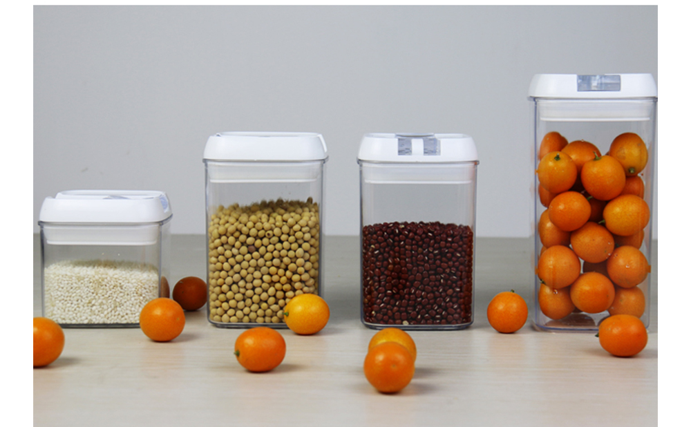 Easy Lock Plastic Food Storage Jar