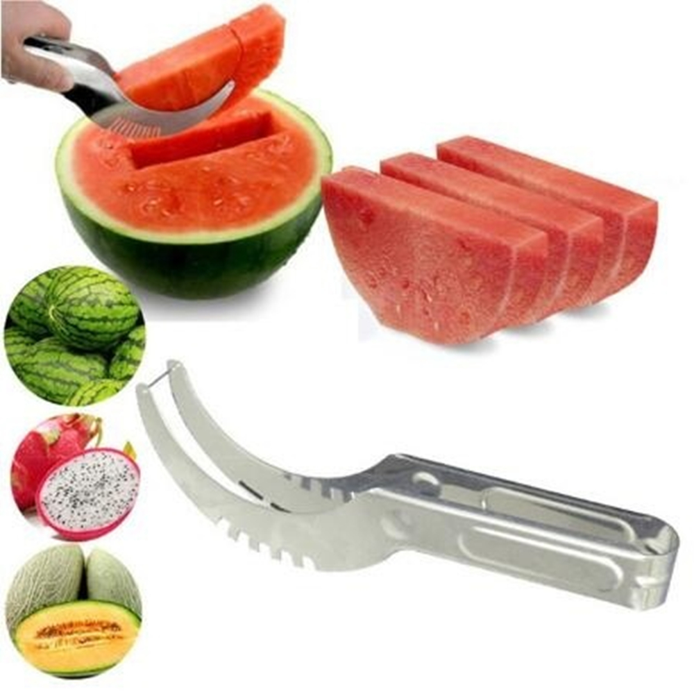 Watermelon Cutter Knife Cucumis Melon Cutter Chopper Fruit Salad Cucumber Vegetable Fruit Slicers Kitchen Cooking Tools