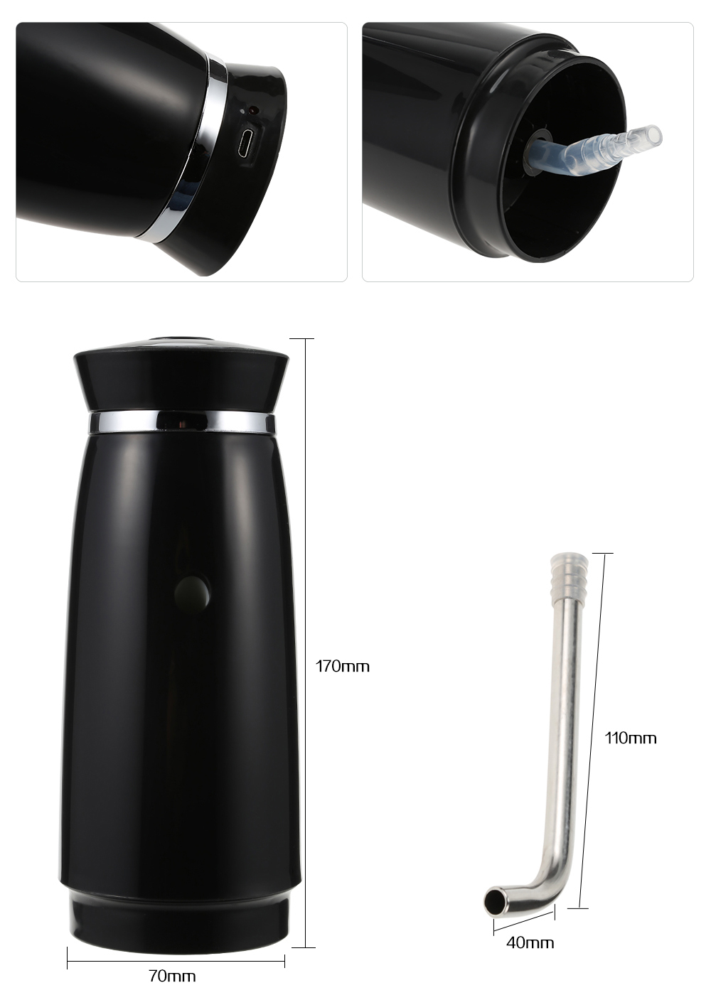 Jetmaker Wireless Universal Drinking Water Bottle Pump