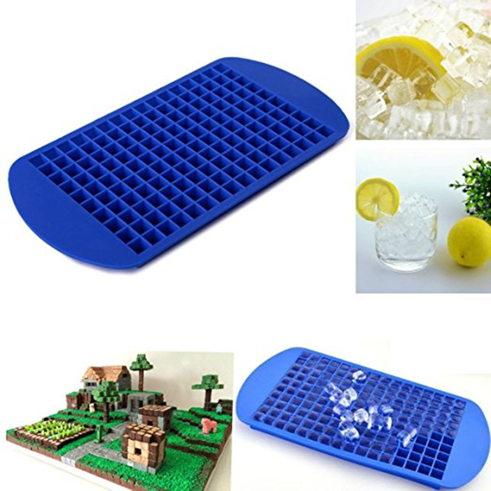 Cake Mould 160 Ice Cubes Frozen Cube Bar Pudding Silicone Tray Mould Mold Tool