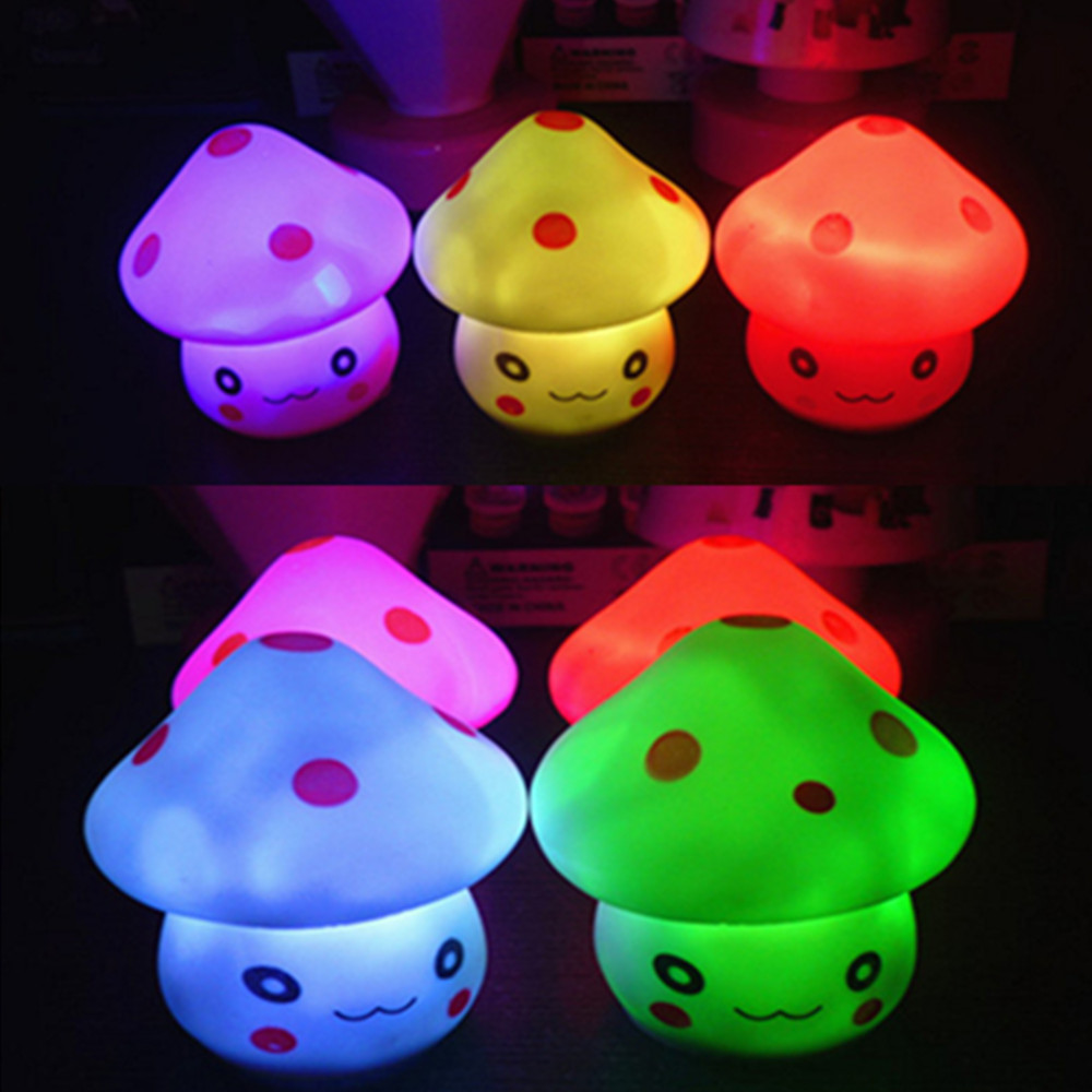LED Night Lamp Romantic Plastic Cute Lamp For Room Party Decor Decoration