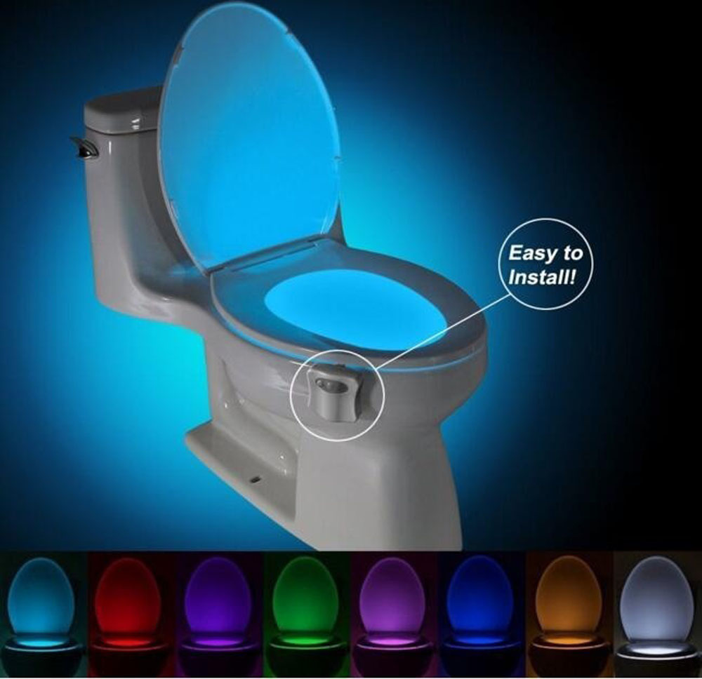 8 Colors LED Toilet Light