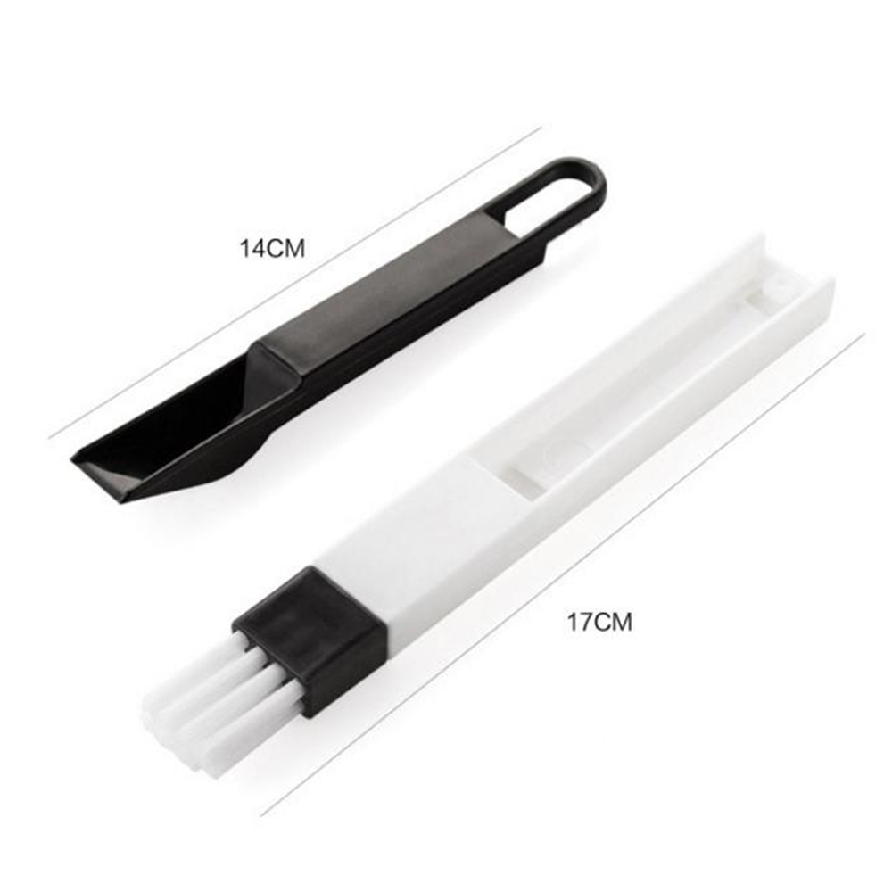 Practical Window Groove Cleaning Brush Mini Cleaning Brush with Dustpan