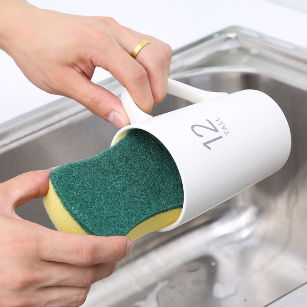 Household Kitchen Dishwashing Decontamination Sponge