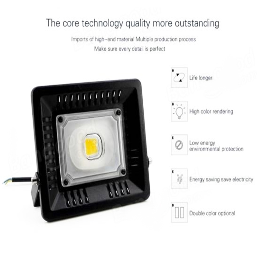 ZDM 50W IP65 Waterproof Ultra Thin LED Flood Light for Outdoors AC220V