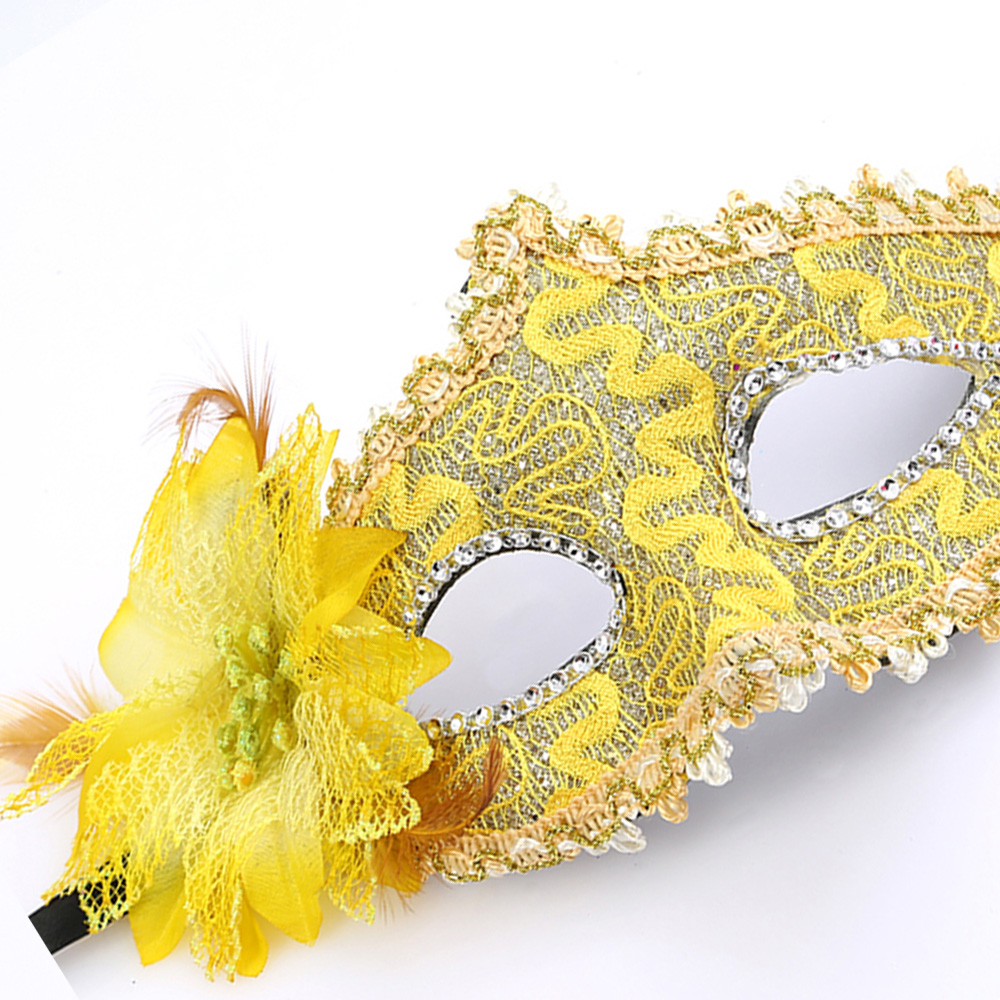 Hot Sexy Lady Masquerade Party Rose Flower Face Mask Beautiful Princess Flowers