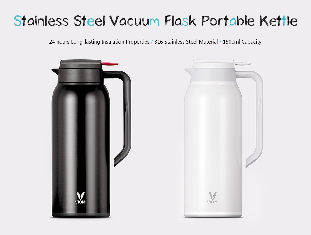 Mijia VIOMI Stainless Steel Vacuum Flask Portable 1.5 L Kettle
