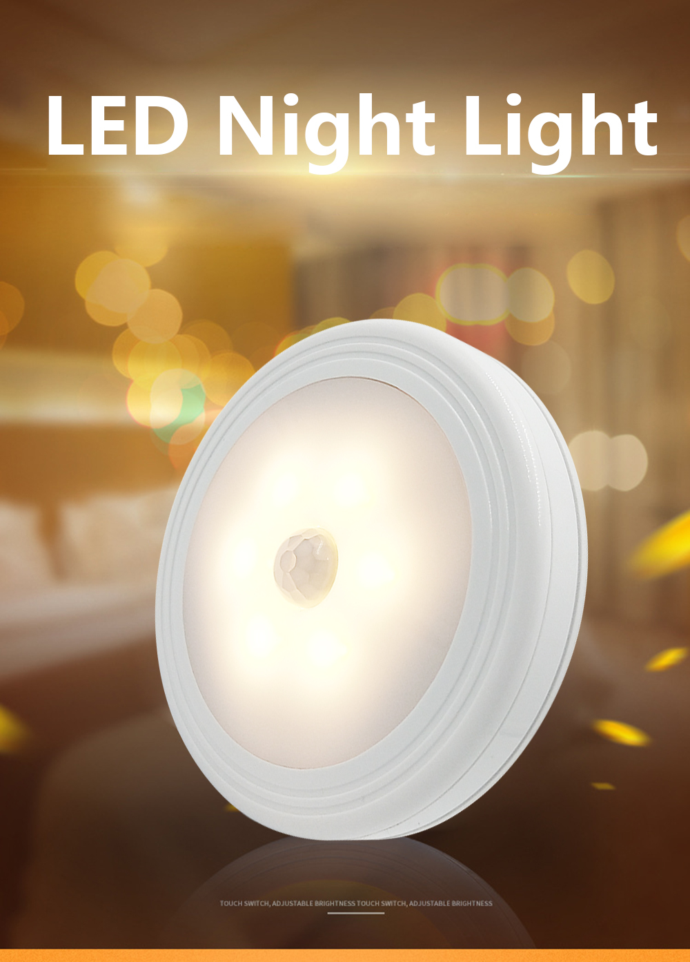 BRELONG LED Induction Night Light Corridor Wall Lamp