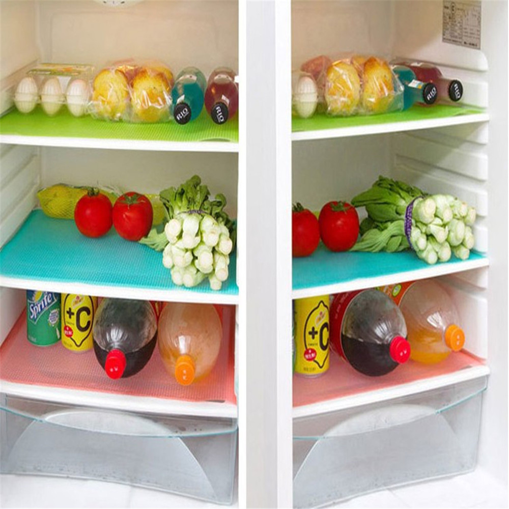 Refrigerator Pad Antibacterial Antifouling Mildew Moisture Tailorable Pad Refrigerator Mats Fridge Waterproof
