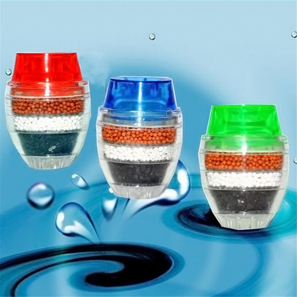 Hot Water Purifier Carbon Fiber Home Kitchen Mini Faucet Water Purification Cleaning Filter