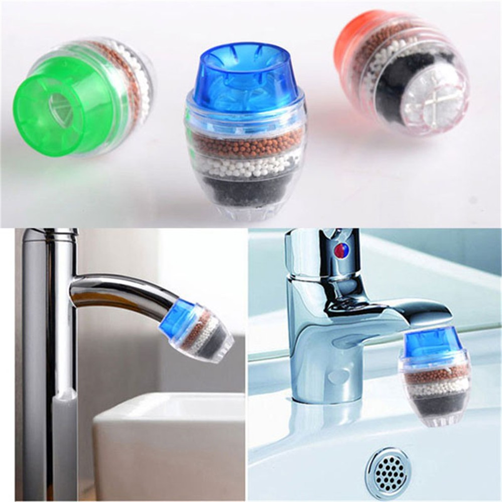 Hot Water Purifier Carbon Fiber Home Kitchen Mini Faucet Water Purification Cleaning Filter
