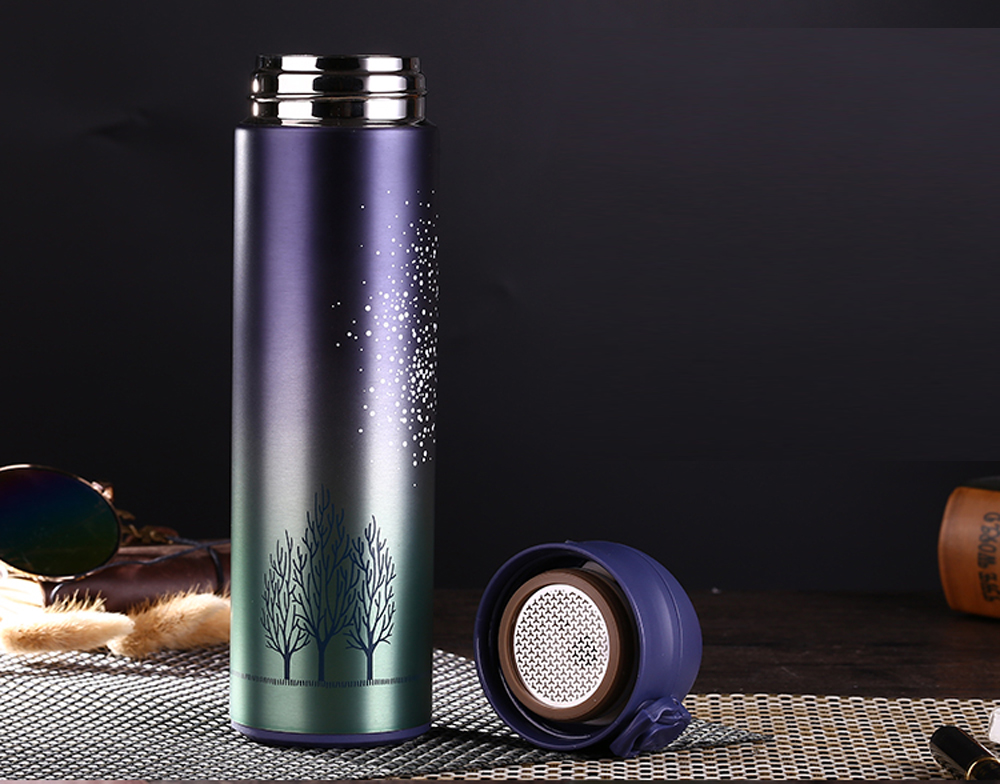 Starry Sky Pattern Double Stainless Steel Vacuum Cup 500ML