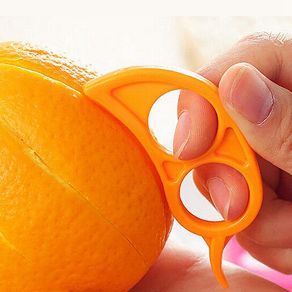 10 Pcs Orange Opener Peeler Slicer Cutter Lemon Citrus Fruit Skin Remover