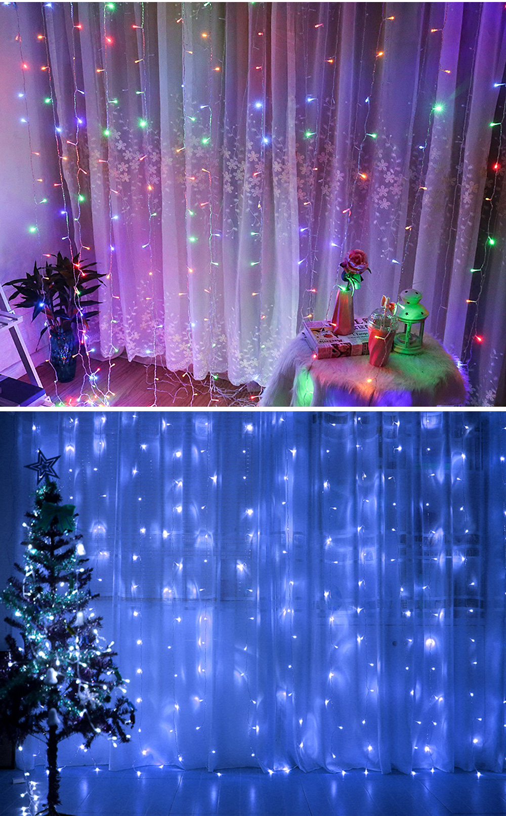 1PC Waterproof Outdoor Home 10M LED Fairy String Lights Christmas Party Wedding Holiday Decoration