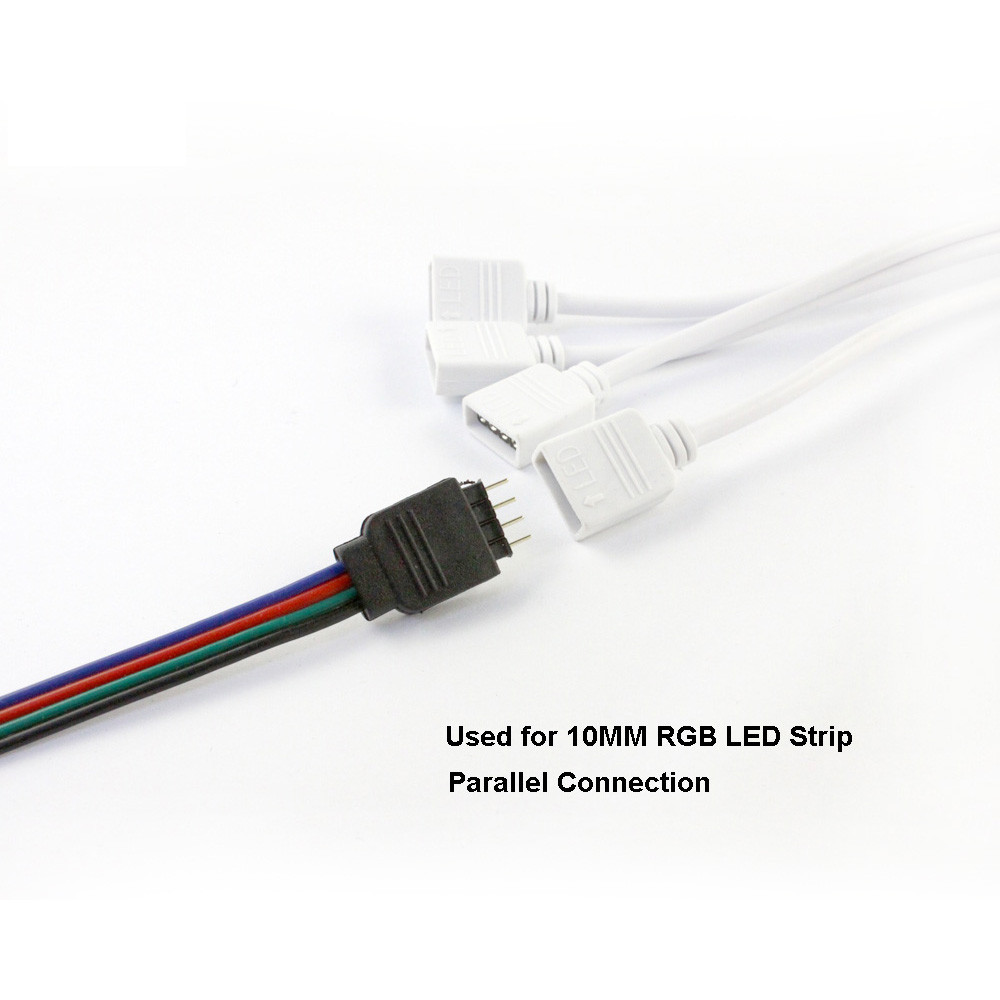 Ywxlight Led Lamp Band Connector Rgb Colorful Lamp Strip Controller 1 To 4 Connector Line