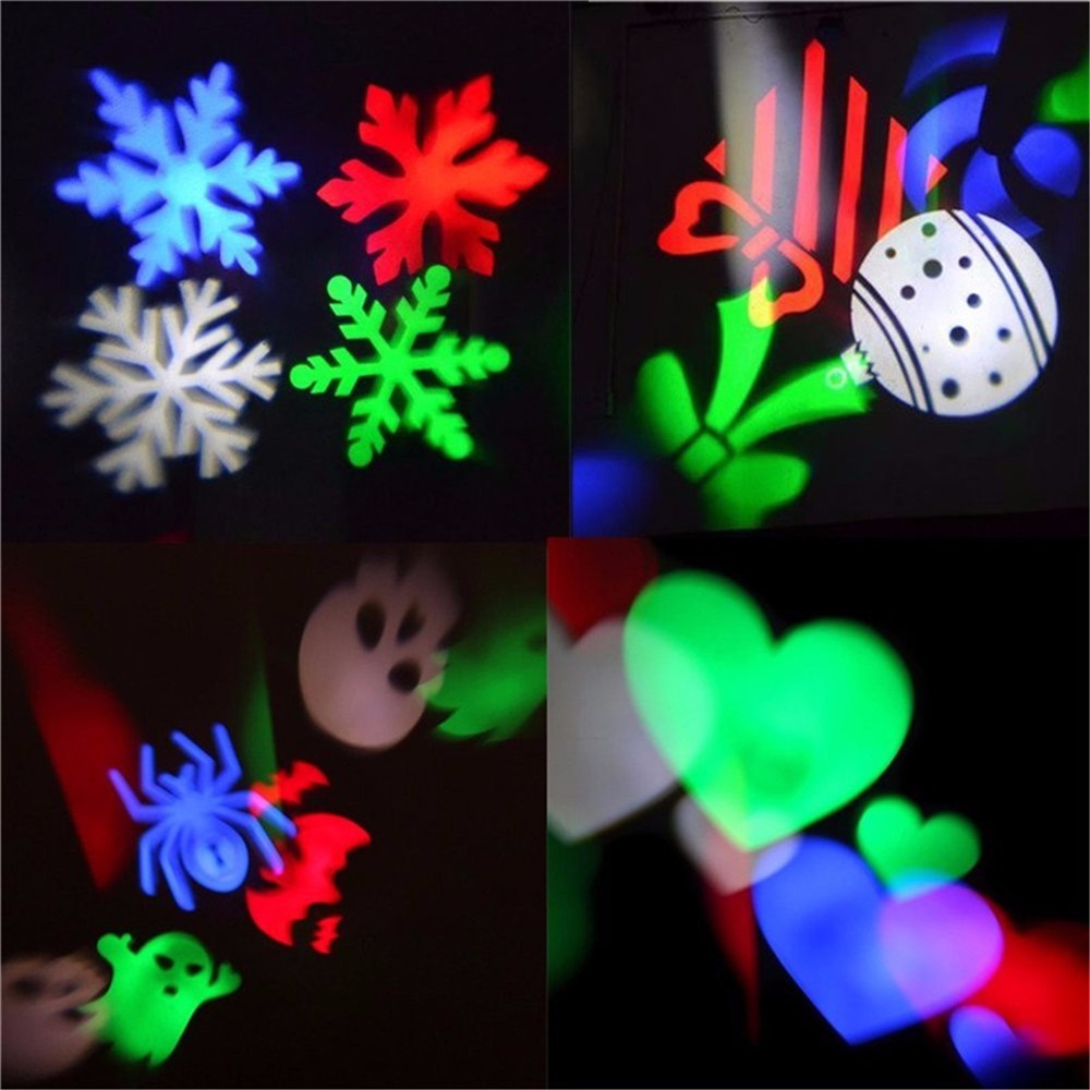 YWXLight LED Projection Lights Snowflake Christmas Light Outdoor Lighting AC 100 - 240V
