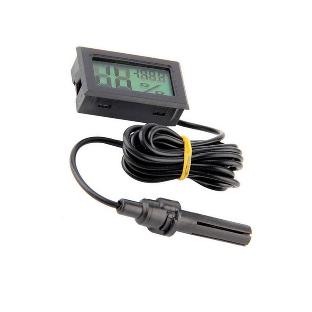 Mini Digital LCD Thermometer Hygrometer Temperature Humidity Meter Probe Sensor