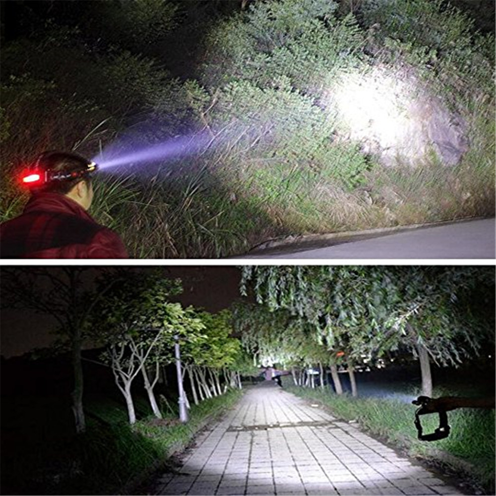 YWXLight 30W LED Headlamp Waterproof Zoomable Flashlight Torch for Camping