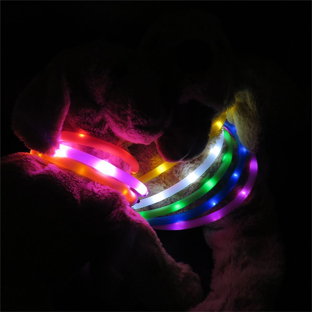 YWXLight LED USB Rechargeable Luminous Dog Collar