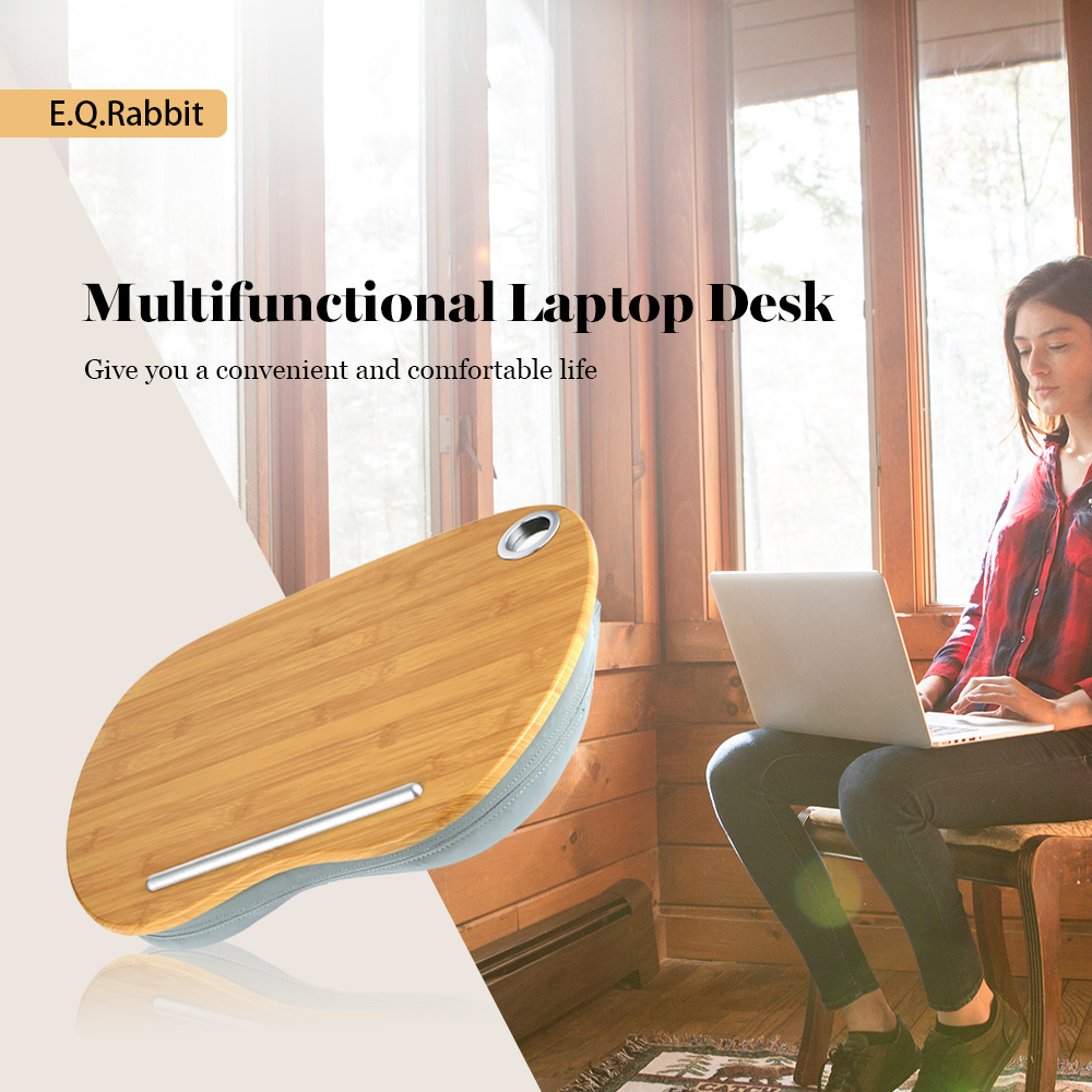 E.Q.Rabbit H1501024 Multifunctional Laptop Desk Portable Bed Pillow for Office Study Nap