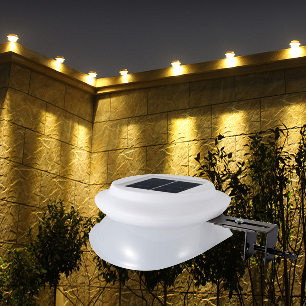 BRELONG 9LED Solar Wall Light Outdoor Waterproof Garden Lamp