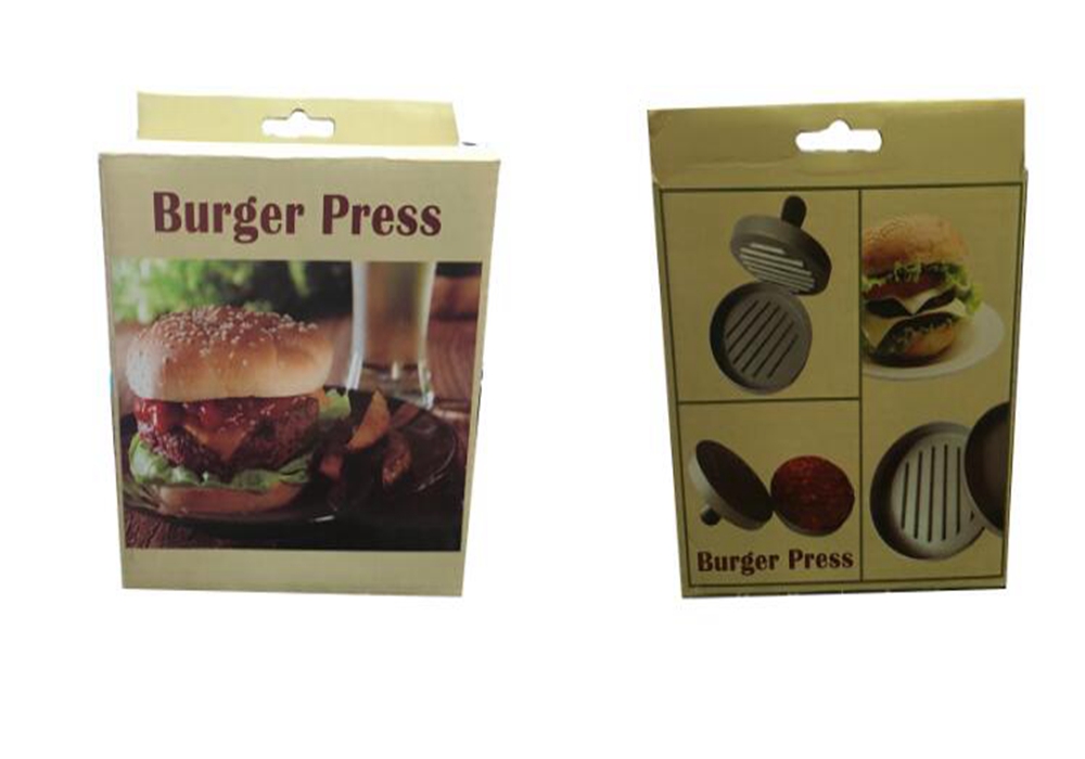 Round Shape Hamburger Press Aluminum Alloy Meat Beef Grill Burger Patty Maker Mold