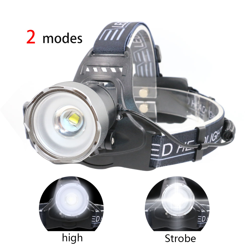 UltraFire B13-A1 XM-L2 1000 Lumens 2 Rechargeable Light Headlamps