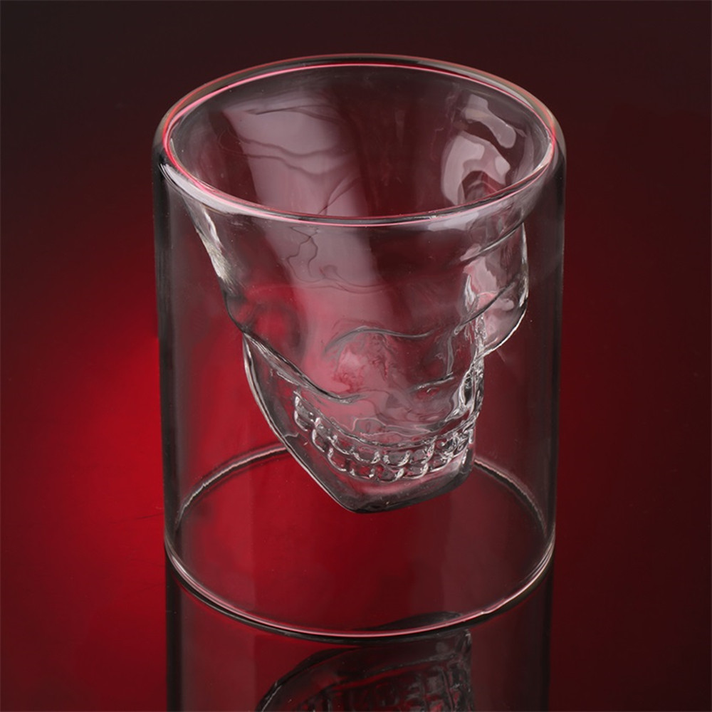 Sizes Halloween Skull Cup Wine Head Creative Party Drink Ware Transparent
