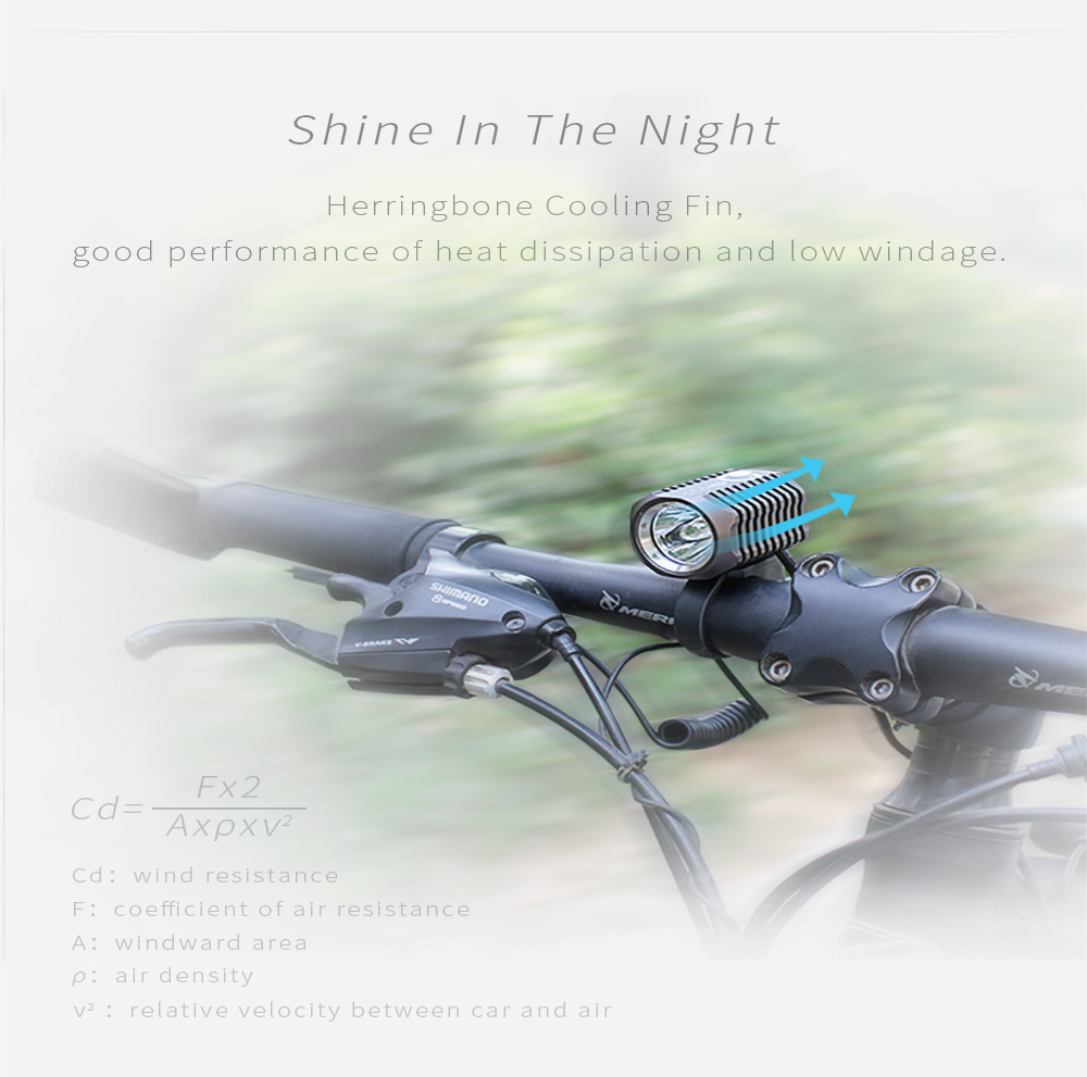 ON THE ROAD MX3-BL USB Charging LED Bike Lamp (With Line Switch)