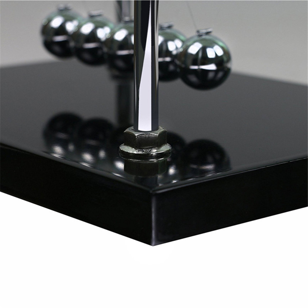 Newton'S Cradle Balance Balls with Metal Balance Ball and Black Base Acc