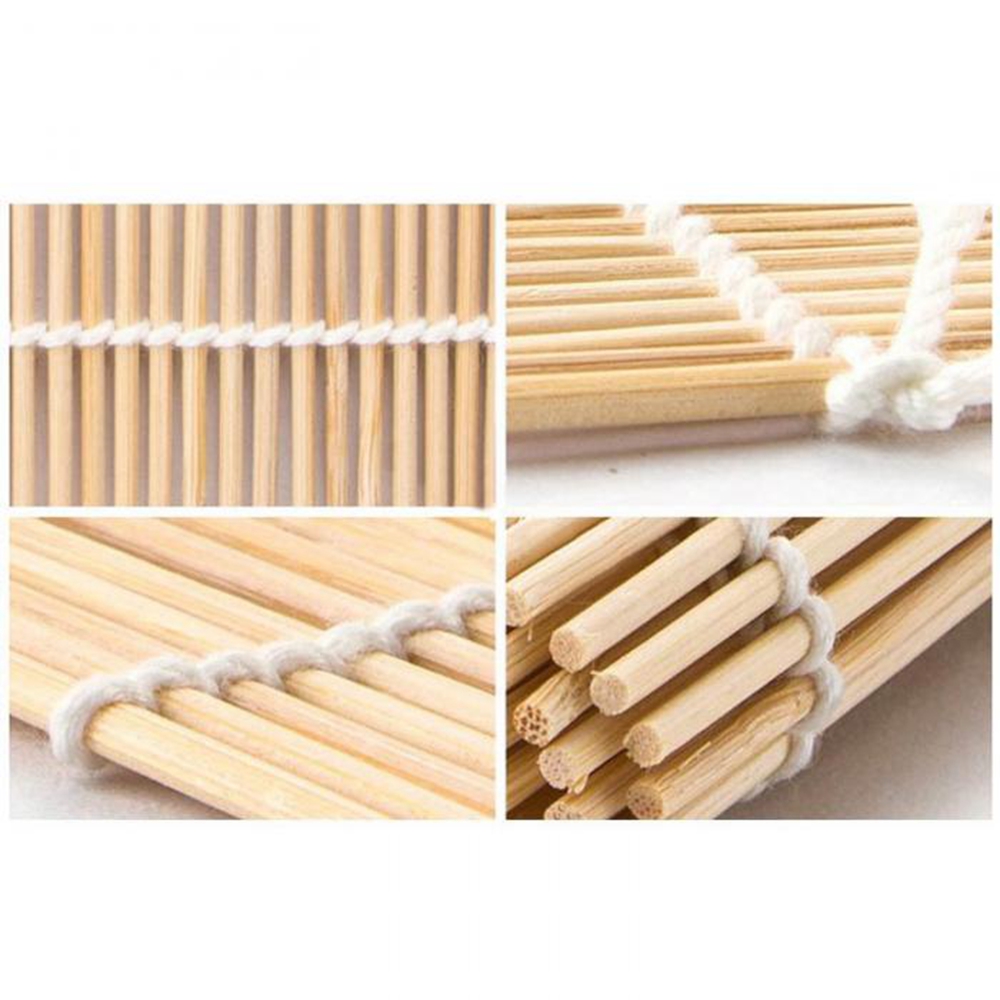 Bamboo Sushi Rolling Mat Onigiri Rice Roller Kitchen Tool