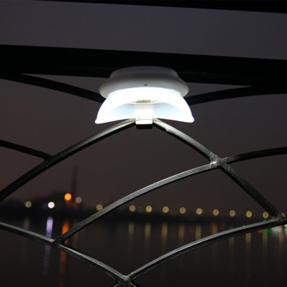 YK6418 Solar Charging Light Sensor LED Wall Lamp for Courtyard Garden Road