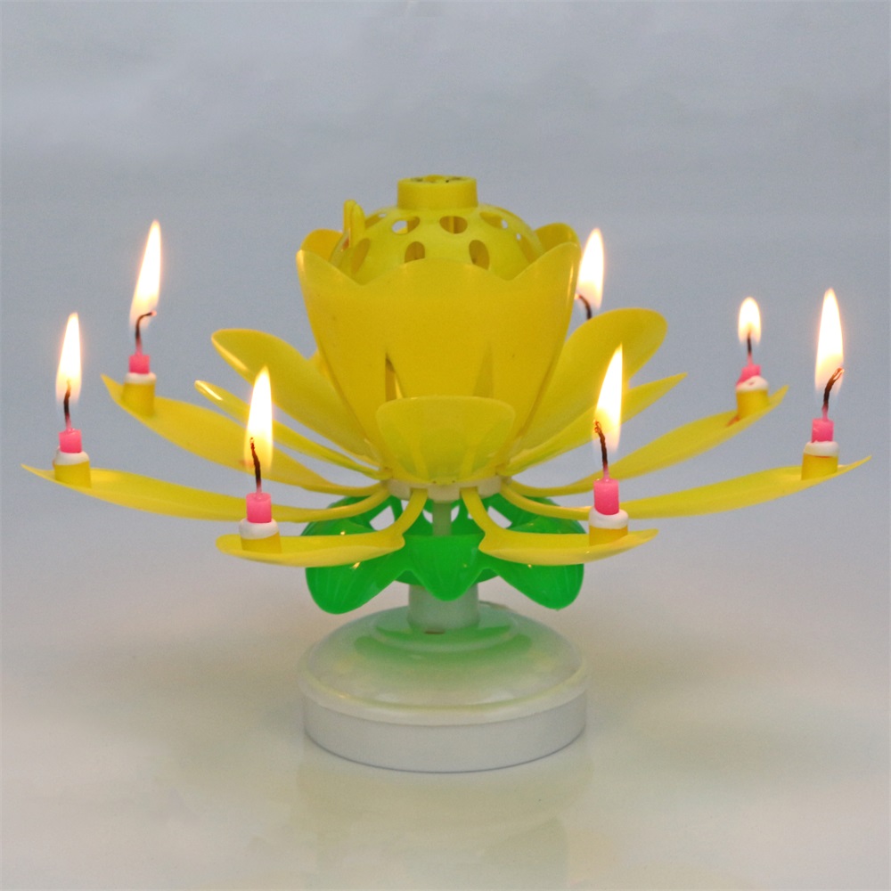 Magic Blossom Lotus Birthday Candle